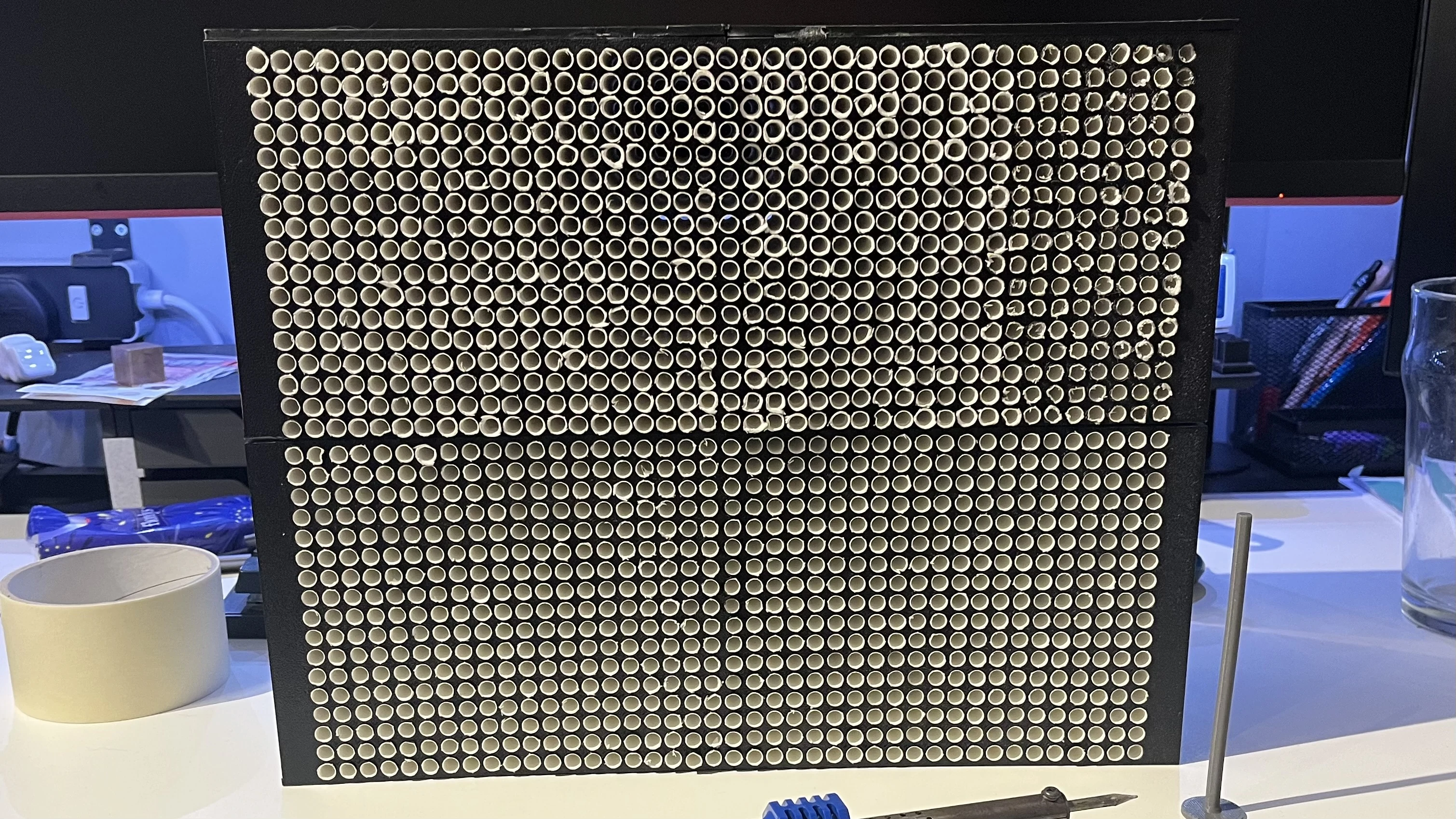 Completed Airflow Straightener