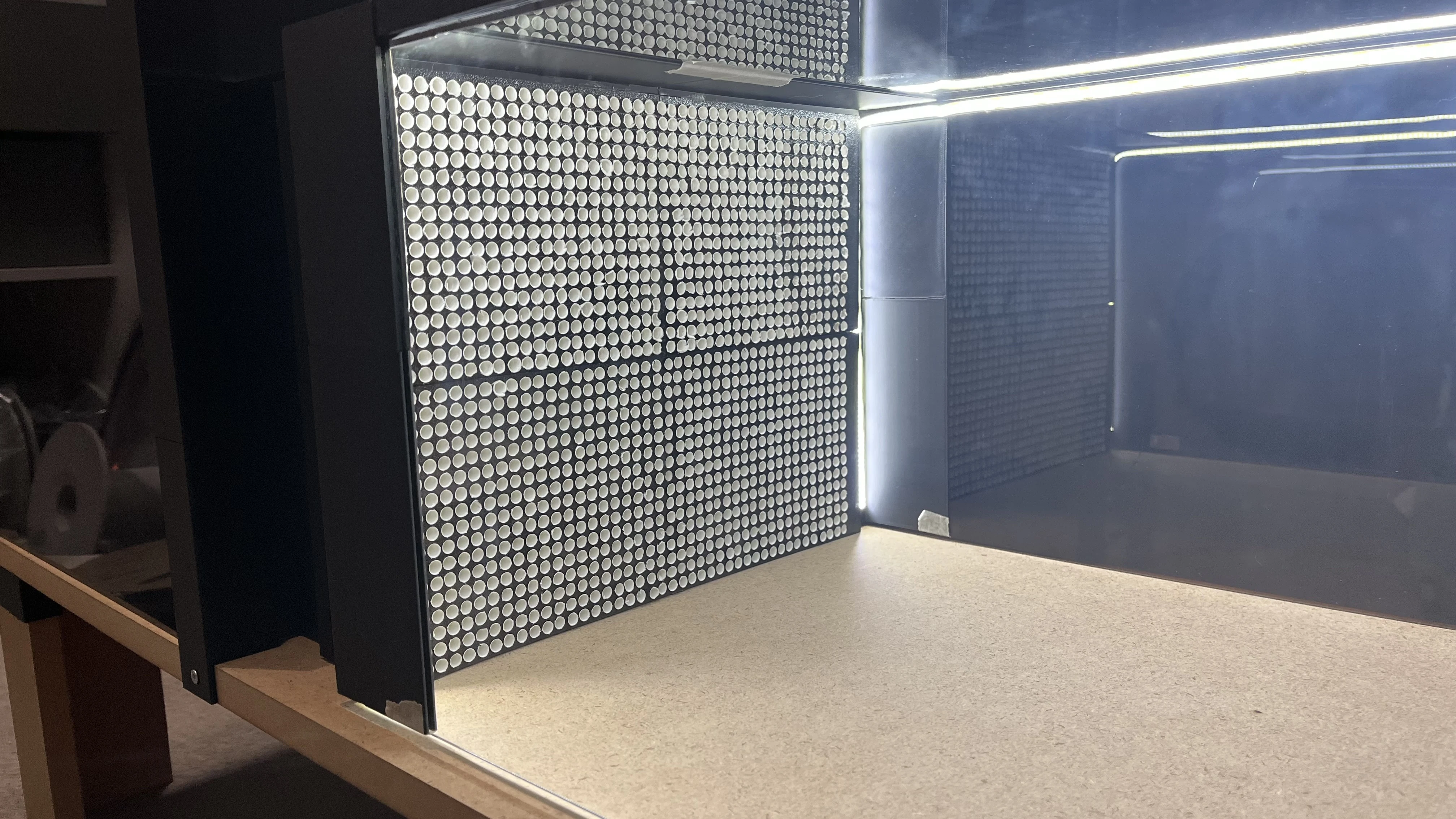 Airflow Straightener and Test Section